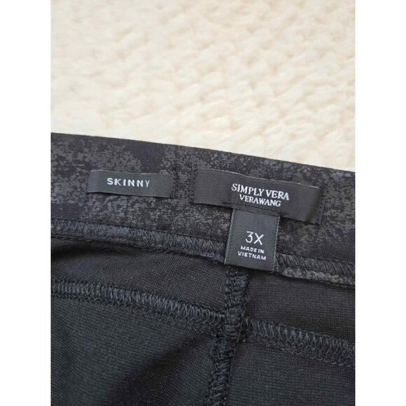 Vera Wang Plus Size Skinny Pants Women's Size 3X #801 - Picture 4 of 6